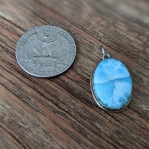 Sweet little Larimar pendant